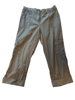 Chico's Khaki Cargo Pants